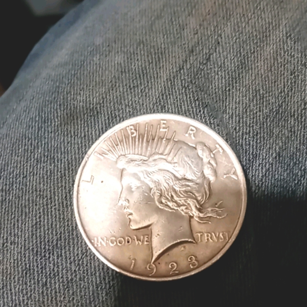 A 1923.90% silver one Liberty